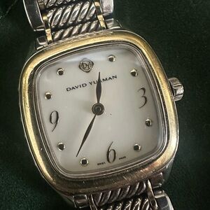 David Yurman Gold and Silver Watch